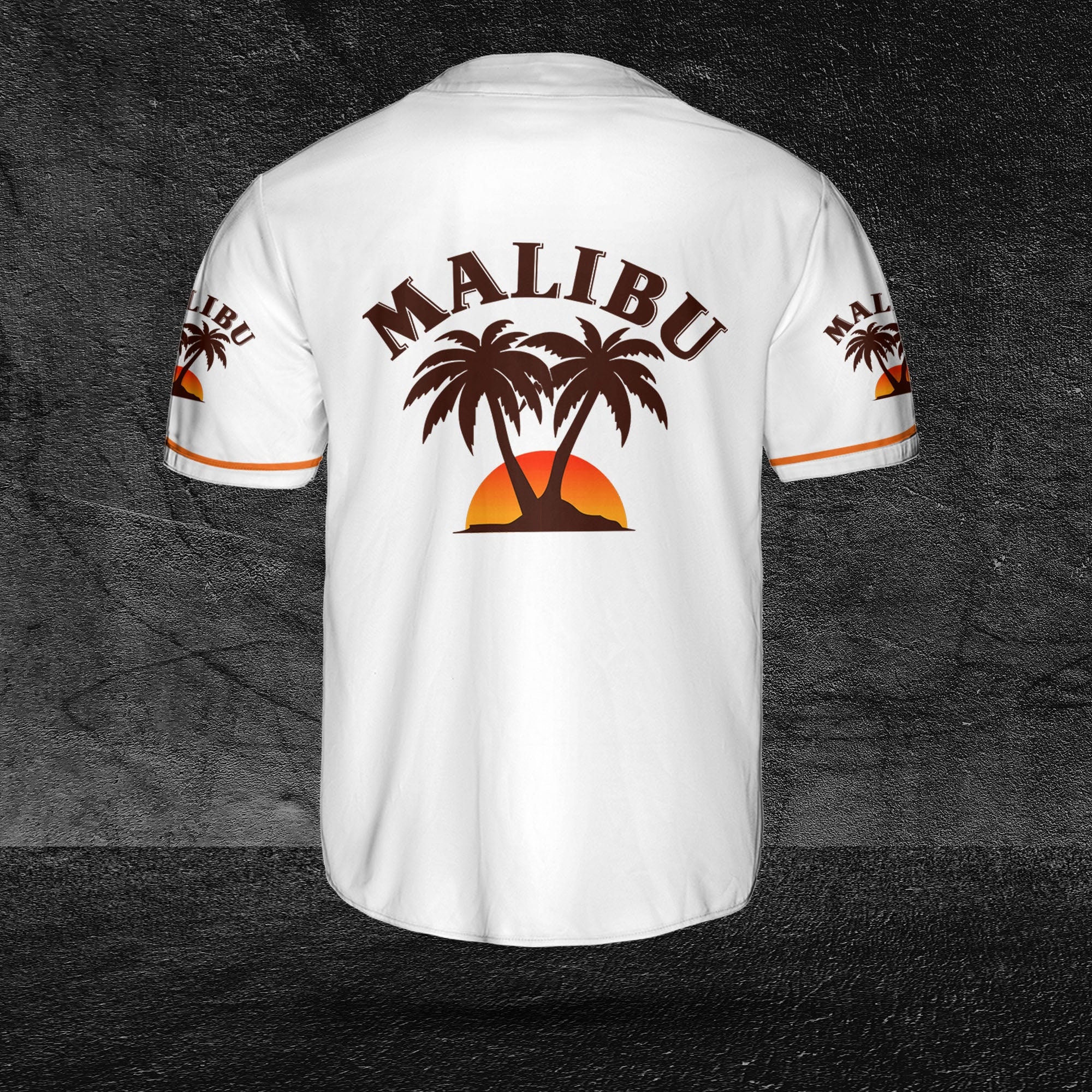 Beige Malibu Rum Baseball Jersey, Holiday Gift, Lover Beer jersey, Beige Malibu Rum Jersey