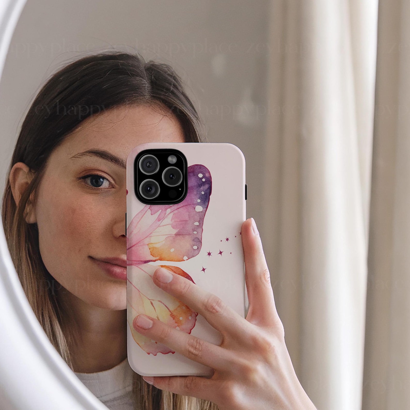 IPhone 16 Pro Max Case Mockup Phone Cover Mockup Editable Tough iPhone ...