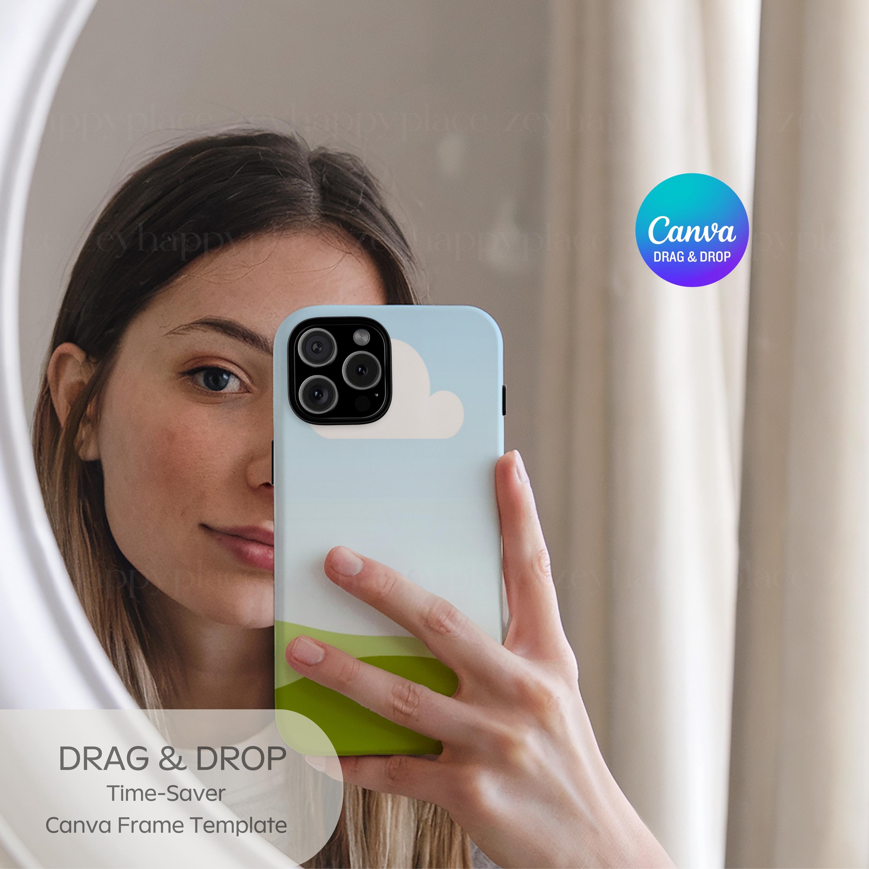 IPhone 16 Pro Max Case Mockup Phone Cover Mockup Editable Tough iPhone ...