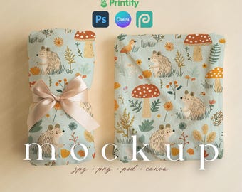 Folded Minky Blanket Mockup Soft Fleece Blanket Baby Mockup Minky Blanket Mockup Nursery Blanket Baby White Microfiber Blanket Mockup PSD