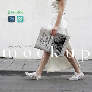 Newspaper Mockup Wedding Newspaper Mockup Bachelorette Newspaper Mockup Bride Magazine Newspaper Template Mockup PSD Folded Large Newspaper