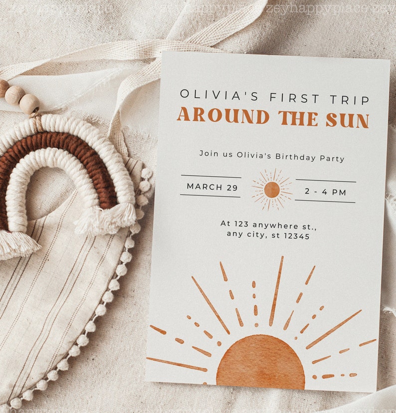 Baby shower uitnodiging mockup, baby verjaardagsuitnodiging mockup, 5x7 uitnodiging mockup, moderne Boho genderneutrale kaart, minimalistische baby PSD afbeelding 3
