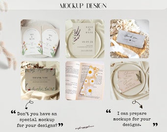 Professional Mockup Design Service for Your Designs - 2 piece of Mockup