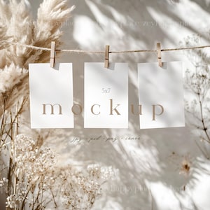 Sitzplatzkarte Mockup, Sitzplan Mockup, 3 Hängekarten Mockup Canva, Tischkarte Mockup, Spielkarte Mockup, Gästetisch Set 5x7 Karte Mockup