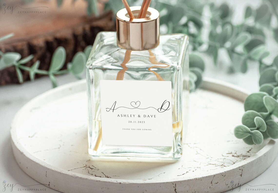 Label Mockup, Diffuser Mockup, Reed Diffuser Label Mockup, Diffuser Oil ...