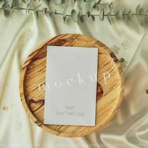 RSVP mockup, 4x6 neutrale kaart mockup, Boho Wedding Card mockup, antwoordkaart mockup, details kaart mockup, minimalistische lege lege kaart PSD