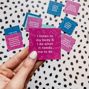 Kleines Paket Positivität - Positive Affirmationskarten für die Schwangerschaft