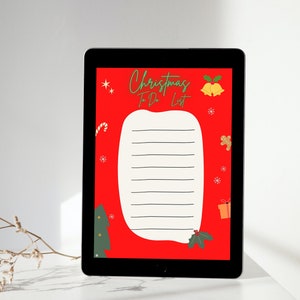 Christmas Digital To Do List, digital christmas planner, christmas ticklist, downloadable to do list