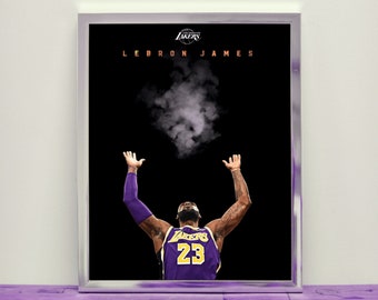レブロン・ジェームズ ポスター | NBA ポスター | ロサンゼルス