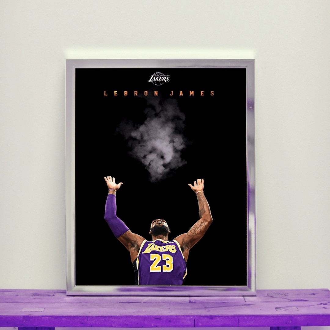 Los Angeles Lakers Family Cheer Print 24 By 8 Inches Poster main image 0