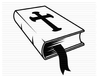 HELIGA BIBELN SVG, bibel svg, kors svg, katolsk, Jesus, religion, bok, bibel clipart, be, präst, bok svg, bibel, bibelklippfil, d384