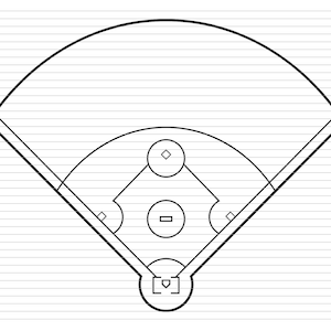 BASEBALL FIELD GAME svg, baseball field, baseball svg, field game, game, plate, ball, baseball, field, base, sport, player, play, d338