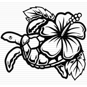 Turtle hawaiian svg sea turtle floral turtle mandala turtle ocean turtle sea animal turtle clipart swimming turtle turtle silhouette d794