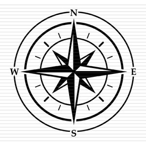 SVG NAUTIQUE, boussole nautique, boussole de voyage, boussole, boussole maritime, boussole globe, clipart de boussole, rose des vents, rose des vents svg, d494