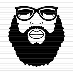 Meme SVG Cut File Nordic Man PNG Beard Barber (Instant Download) 