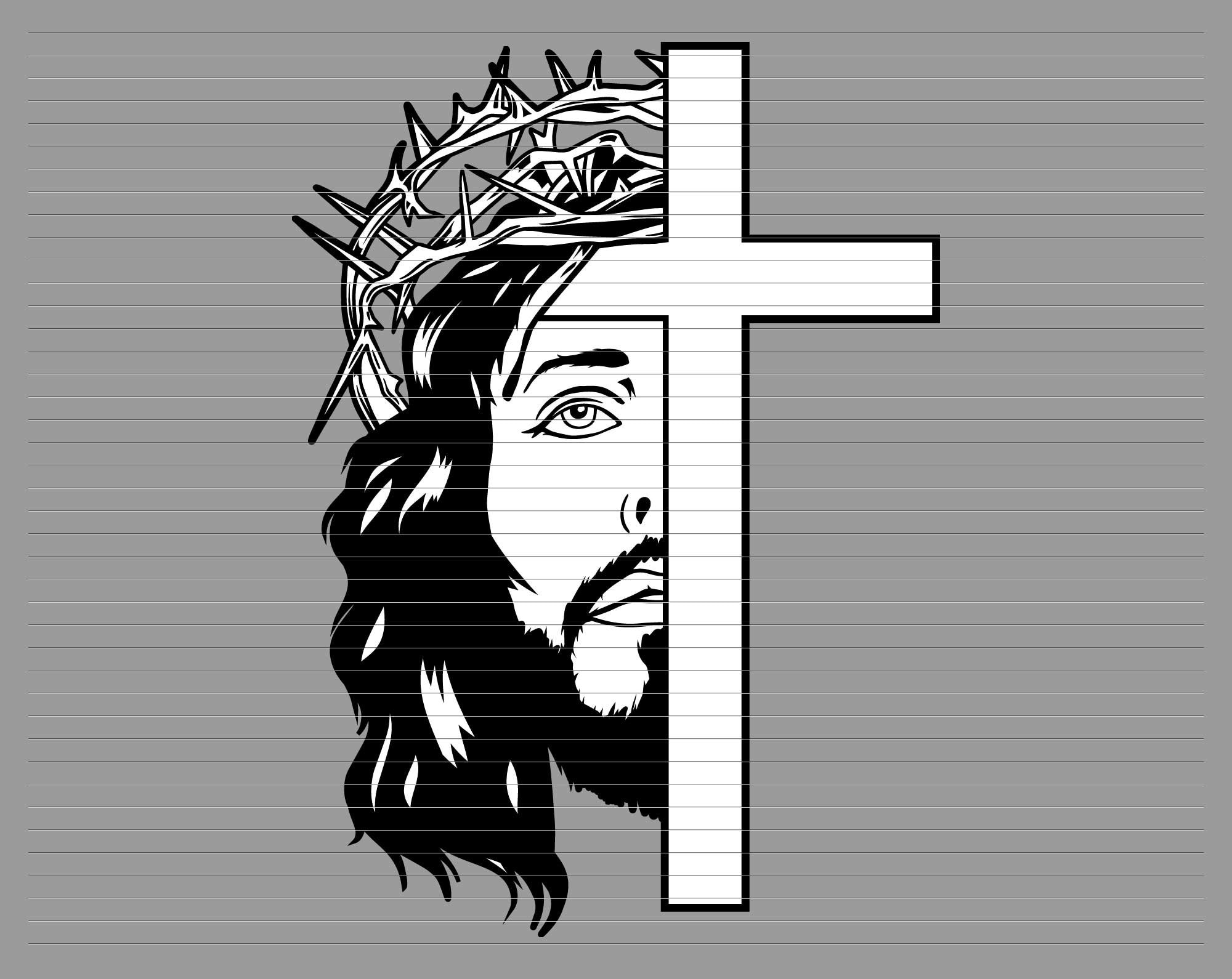 JESUS CHRIST SVG Christian Religious Faith Word Pray God Jesus Message ...