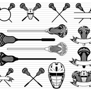 LACROSSE SVG BUNDLE, lacrosse sport, lacrosse shirt, lacrosse sticks, lacrosse helmet, lacrosse clipart, crossed sticks, lacrosse mom,  d628