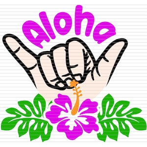 SHAKA HAND SVG aloha mano hawaii hawaiano aloha signo png impresión mundo clipart mahalo isla svg dxf eps png cricut silueta d52