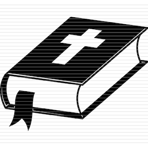 BIBELBUCH SVG, Heilige Bibel, christlich, katholisch, Jesus, Religion, Buch, Bibelclipart, beten, Priester, Buchsvg, Bibel, Bibelschnittdatei, d390
