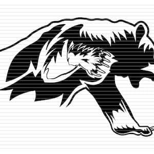 GRIZZLY BEAR SVG, grizzly svg, bear svg, grizzly clipart, grizzly, attack, face, grizzly attack, angry bear, bear, bears, bear svg, d365