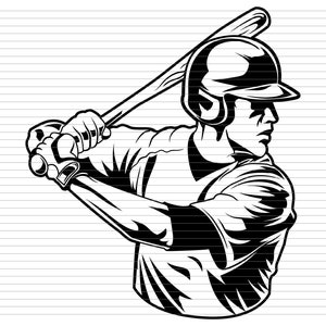 BASEBALL PLAYER SVG, baseball svg, baseball clipart, field game, game, plate, ball, baseball, field, base, sport, player, play, d339