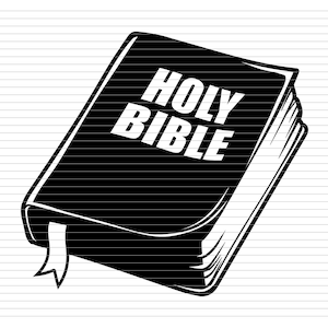 BIBELBUCH SVG, Heilige Bibel, christlich, katholisch, Jesus, Religion, Vers, Bibel Clipart, beten, Priester, Buch SVG, Bibel, Bibel geschnitten Datei, d383