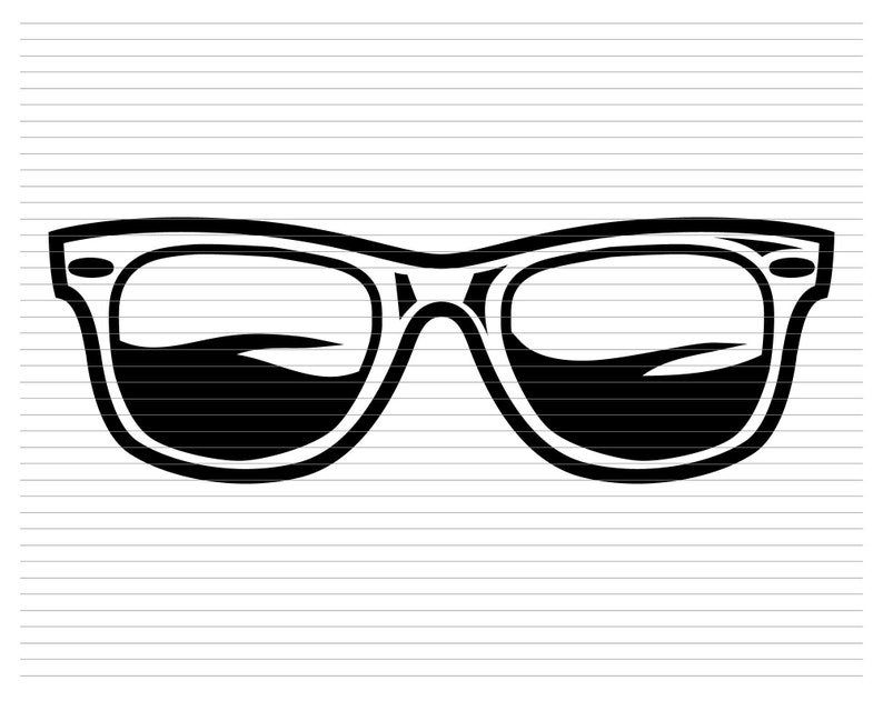 SUNGLASSES SVG Glasses Svg Shades Svg Glasses Png Sunglasses Etsy