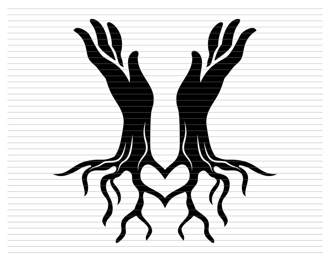 Hands Holding Family Family Roots Tree Family Tree Hands Etsy