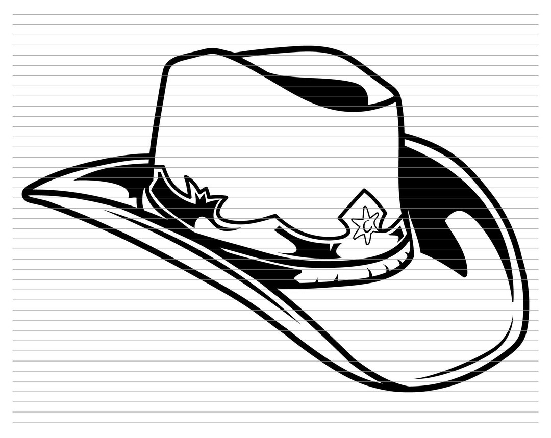 COWBOY HAT SVG Cowboy Clipart Western Svg Cowboy Hat Horse - Etsy