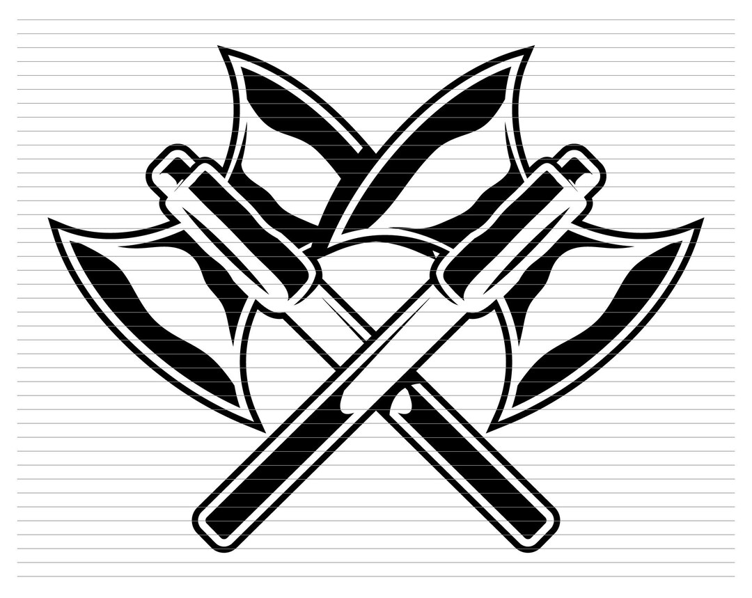 CROSSED AXE SVG Axe Svg Indian Axe Weapon Svg Crossed Etsy