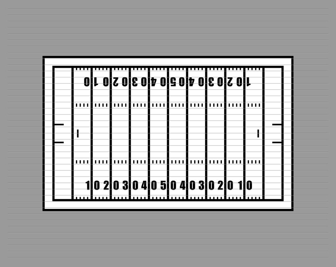 FOOTBALL FIELD SVG Yard Line Football Game Football Clipart Ball Field