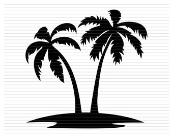 PALM TREE SILHOUETTE svg, palm tree svg, beach chair svg, palm tree sunset, palm tree clipart, palm tree with chair, palm tree sunset,  d678