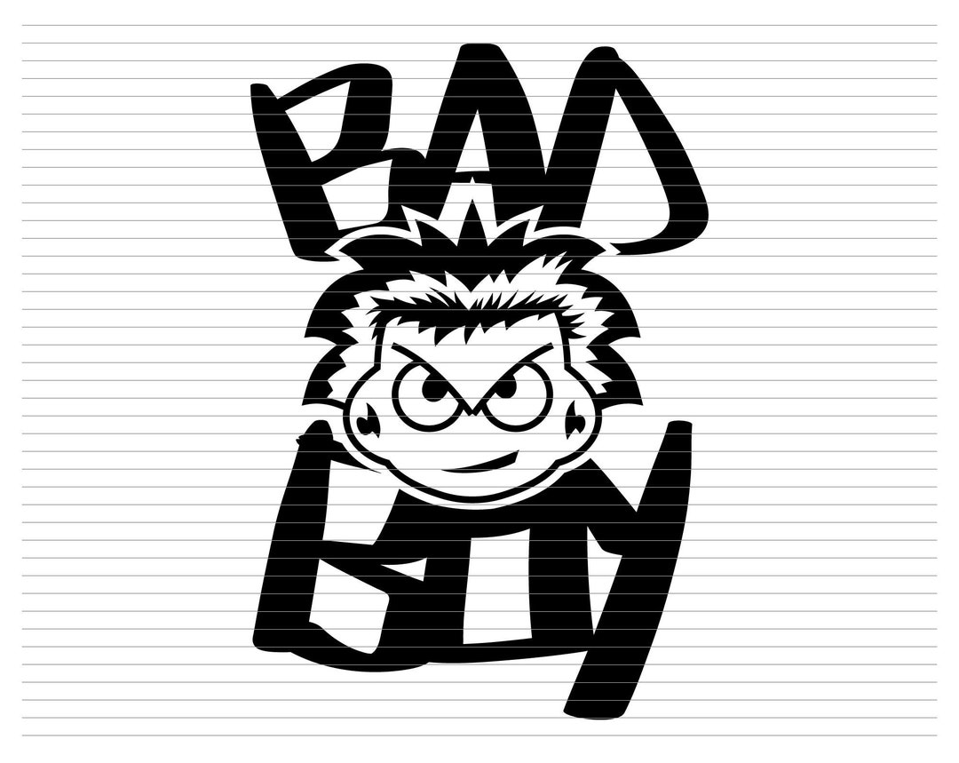 Bad Boy Svg, Bad Boy, Bad Boy Shirt, Bad Boy Sticker File, Boy Svg, Bad