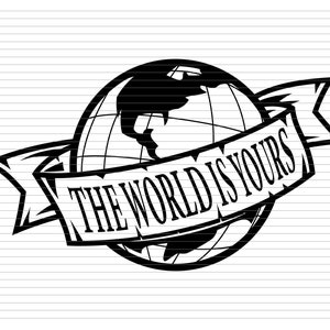 The world is yours svg, the world is yours, world svg, globe svg, the world is yours png, the world, the world is yours banner, d759