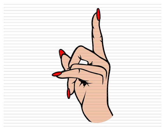 Shut Up Gesture Shut Up Svg Shut The F K Up Middle Finger Etsy