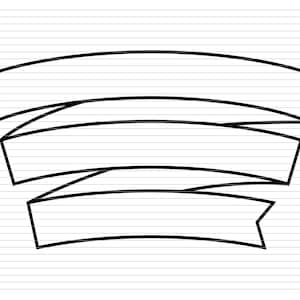 BANNER SVG, bannertekst, banner, label, rol, lint, vlag, tekstvak, tekstbanner svg, cricut-bestand, labeltekst, lint svg, rol, d304