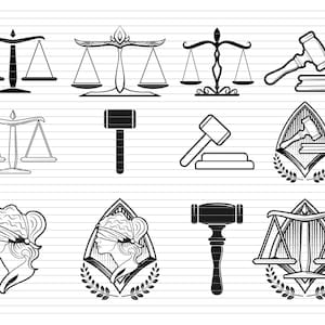 GERECHTIGKEIT SVG BUNDLE, Gerechtigkeit Clipart, Gerechtigkeit Hammer, Clipart, Anwalt SVG, Gesetz SVG Datei, Waage der Gerechtigkeit, Maßstab Gerechtigkeit, Gesetz Gerechtigkeit, d619