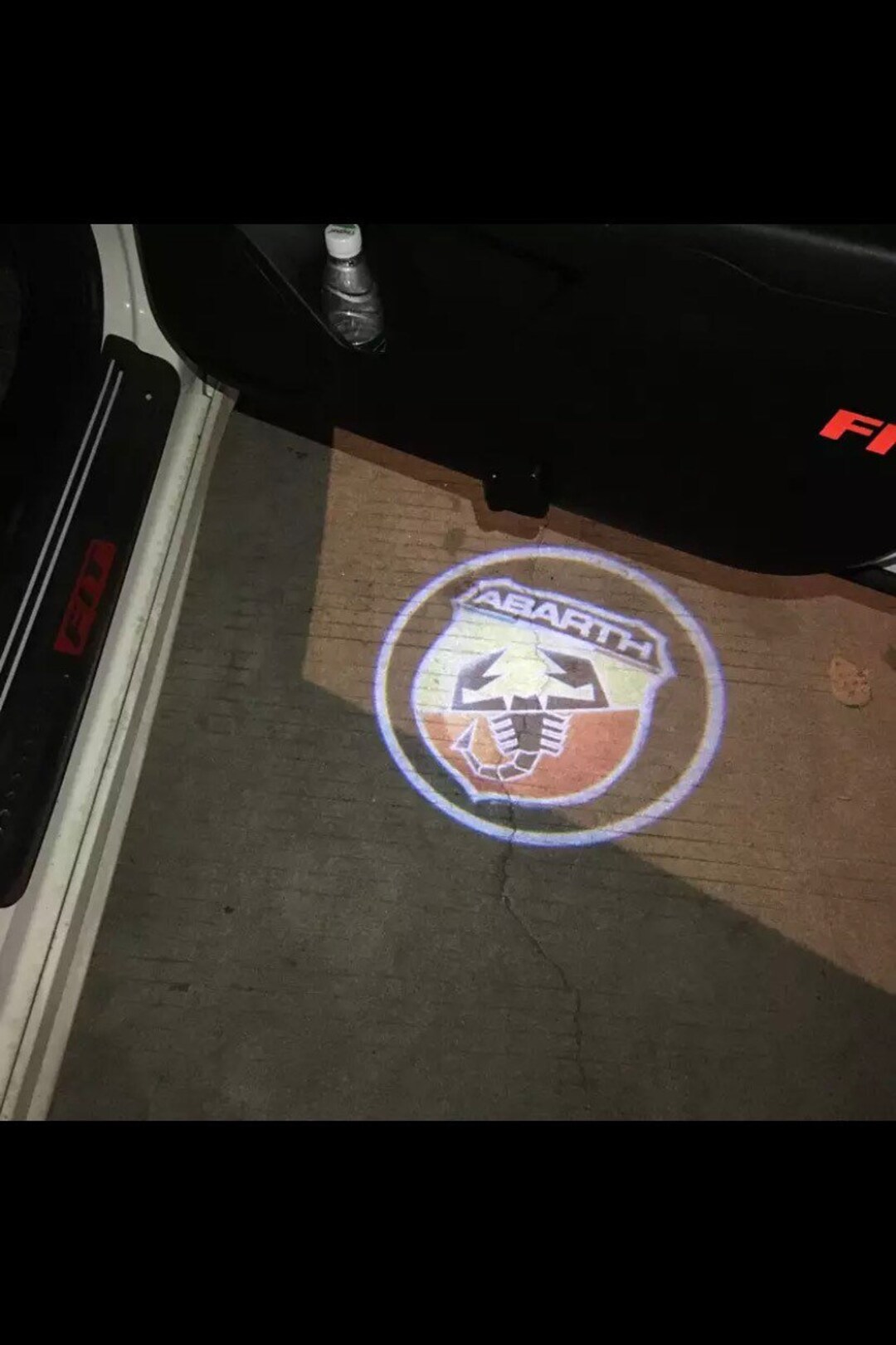AUTOBIZARRE WIRED LOGO GHOST SHADOW DOOR LIGHT COMPATIBLE WITH ALL CARS