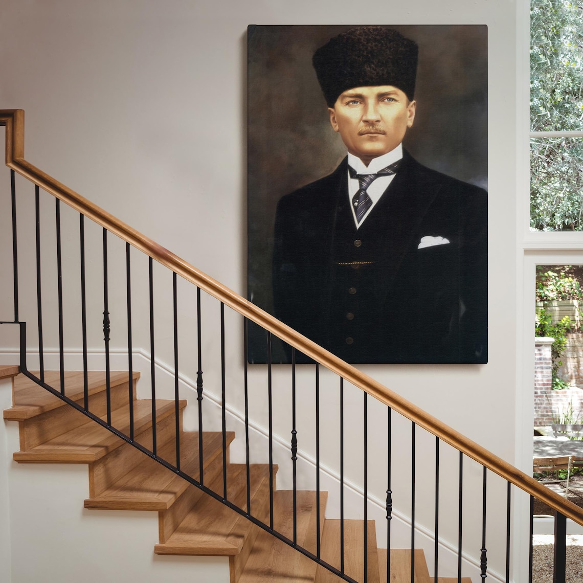Mustafa Kemal Atat rk Wall Art Ataturk Portraits turkish Canvas mustafa-kemal-atat-rk-wall-art-ataturk-portraits-turkish-canvas