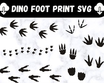 Dinosaur footprint svg,footprints,dinosaur tracks,dino svg,Instant download,Dinosaur Tracks SVG Bundle, SVG,PNG for Cricut, Silhouette,