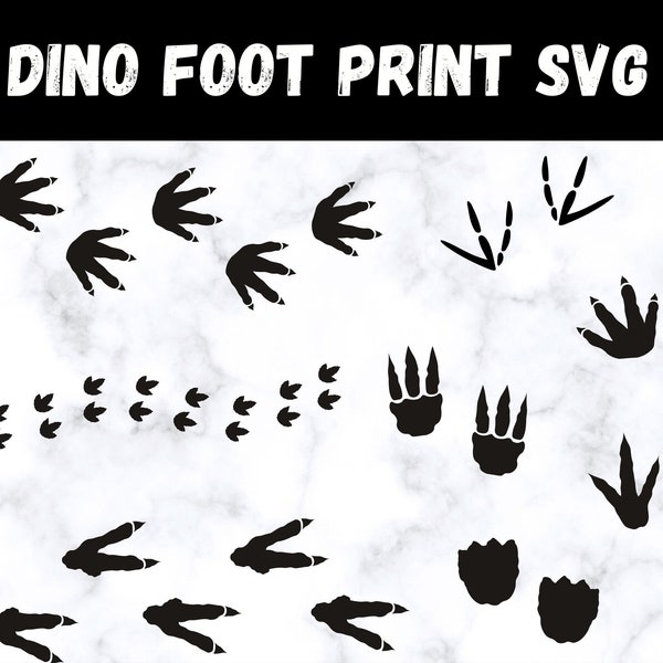 Dinosaur footprint svg,footprints,dinosaur tracks,dino svg,Instant download,Dinosaur Tracks SVG Bundle, SVG,PNG for Cricut, Silhouette,