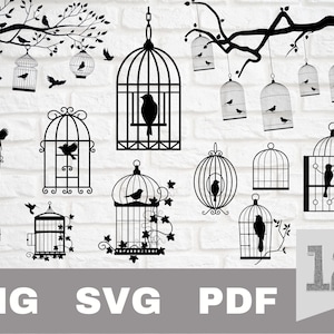 Vogelkäfig SVG Bundle, Vogelkäfig Dxf, Vogelkäfig Png, Vogelkäfig Vektor, Vogelkäfig schneiden Dateien, Freier Vogel svg, Vogelkäfig Design