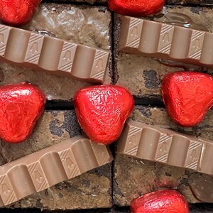 Pudełko prezentowe na brownie walentynkowe