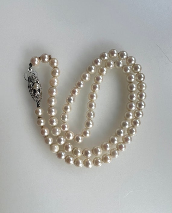 Rare Vintage Mikimoto Saltwater Sea Water Akoya C… - image 4