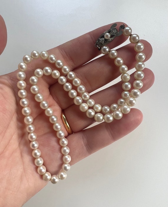 Rare Vintage Mikimoto Saltwater Sea Water Akoya C… - image 1