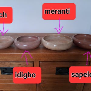 Small hand turned  wooden bowl