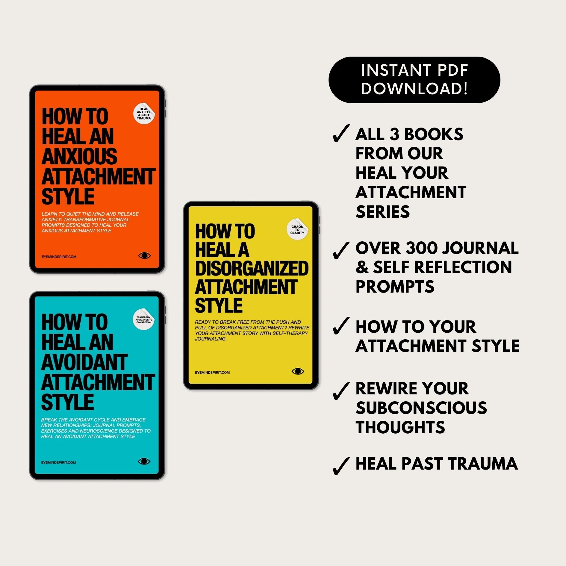 Heal Your Attachment Style Trilogy: Transformative Guides for Anxious ...