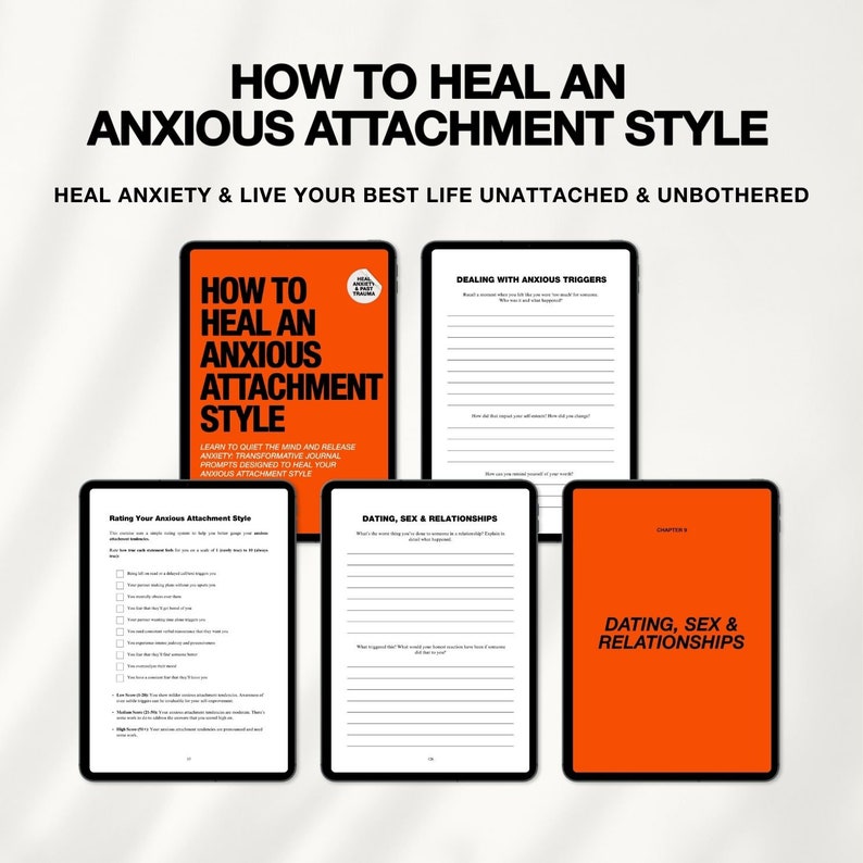 How to Heal an Anxious Attachment Style: Self Therapy Journal to ...