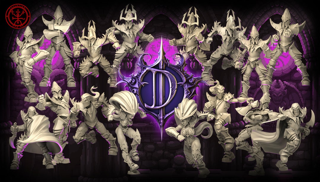 The Dark Daggers Fantasy Football Team Torchlight Models Etsy