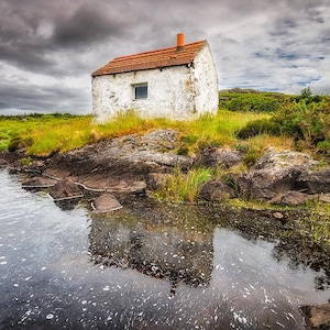 Fotografia krajobrazowa Irlandii, Connemara, Irlandia Wydruk, Wydruk artystyczny, Irlandia Wystrój domu, Irlandzka sztuka ścienna krajobrazowa, Wydruk fotografii irlandzkiej
